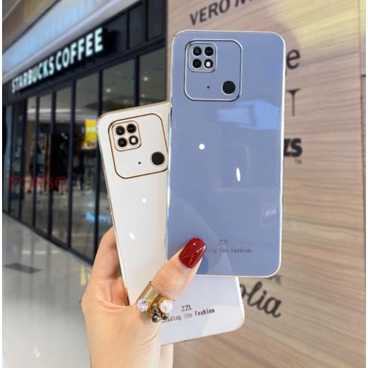 Ốp Điện Thoại Silicon Viền Thẳng Họa Tiết Đơn Giản Cho Redmi 9 Redmi 9A Redmi 9C Redmi 8 Redmi 8A Redmi 10C Redmi 10A