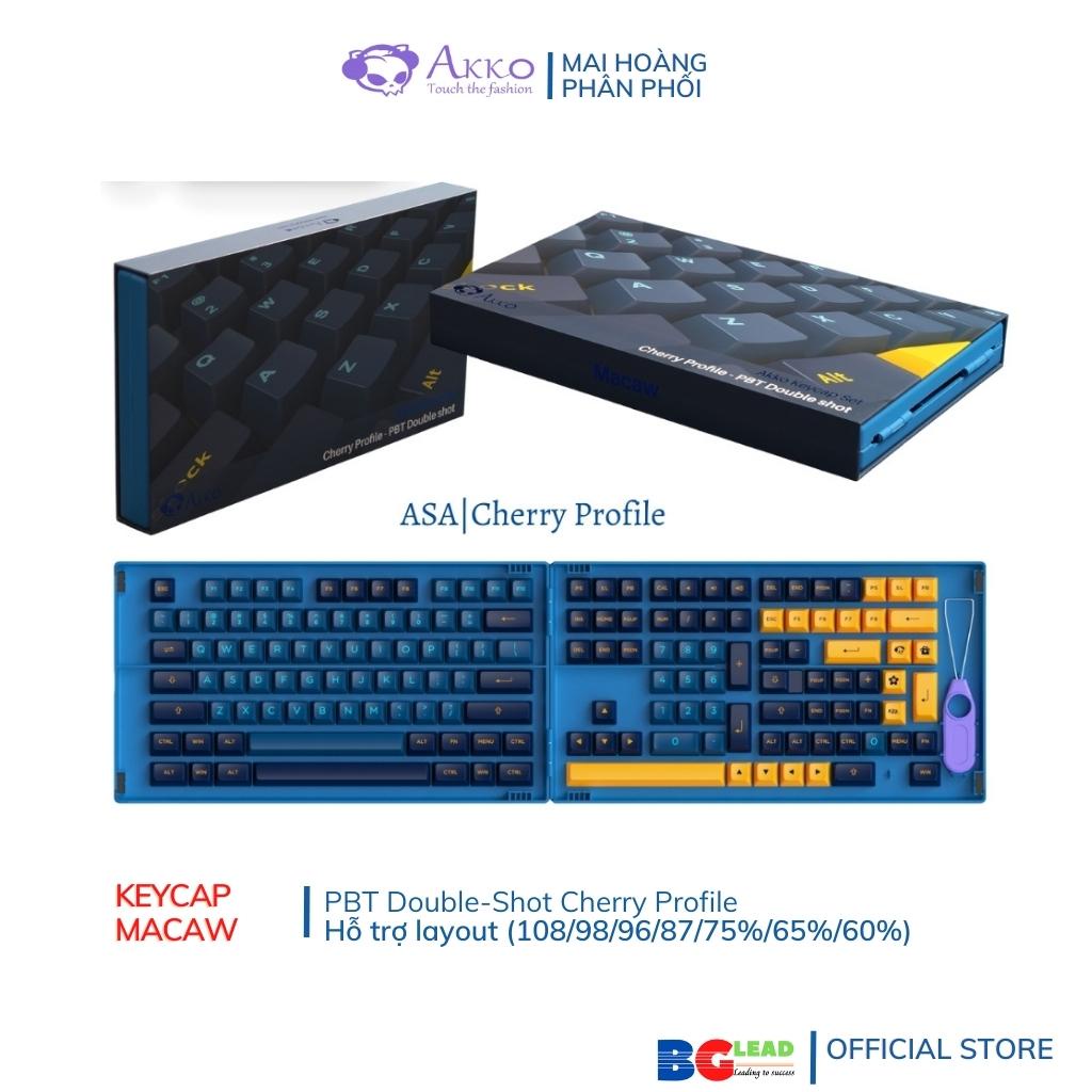 Bộ keycap cho bàn phím cơ AKKO Keycap set – Macaw