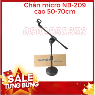 Chân micro nb-209 – cao 50cm-70cm