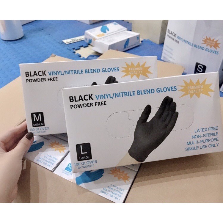 Găng tay đủ loại hộp 100 chiếc - Đủ size