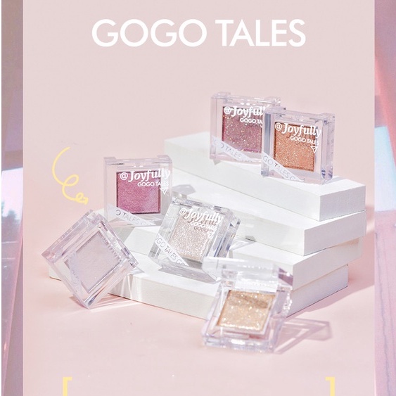 [GOGO TALES]Phấn mắt đơn GOGO TALES sắc Bảng Phấn Mắt Lấp Lánh Trang Điểm má hồng phấn mắt mĩ phẩm nội