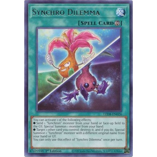 Thẻ bài Yugioh - TCG - Synchro Dilemma / LED8-EN026'