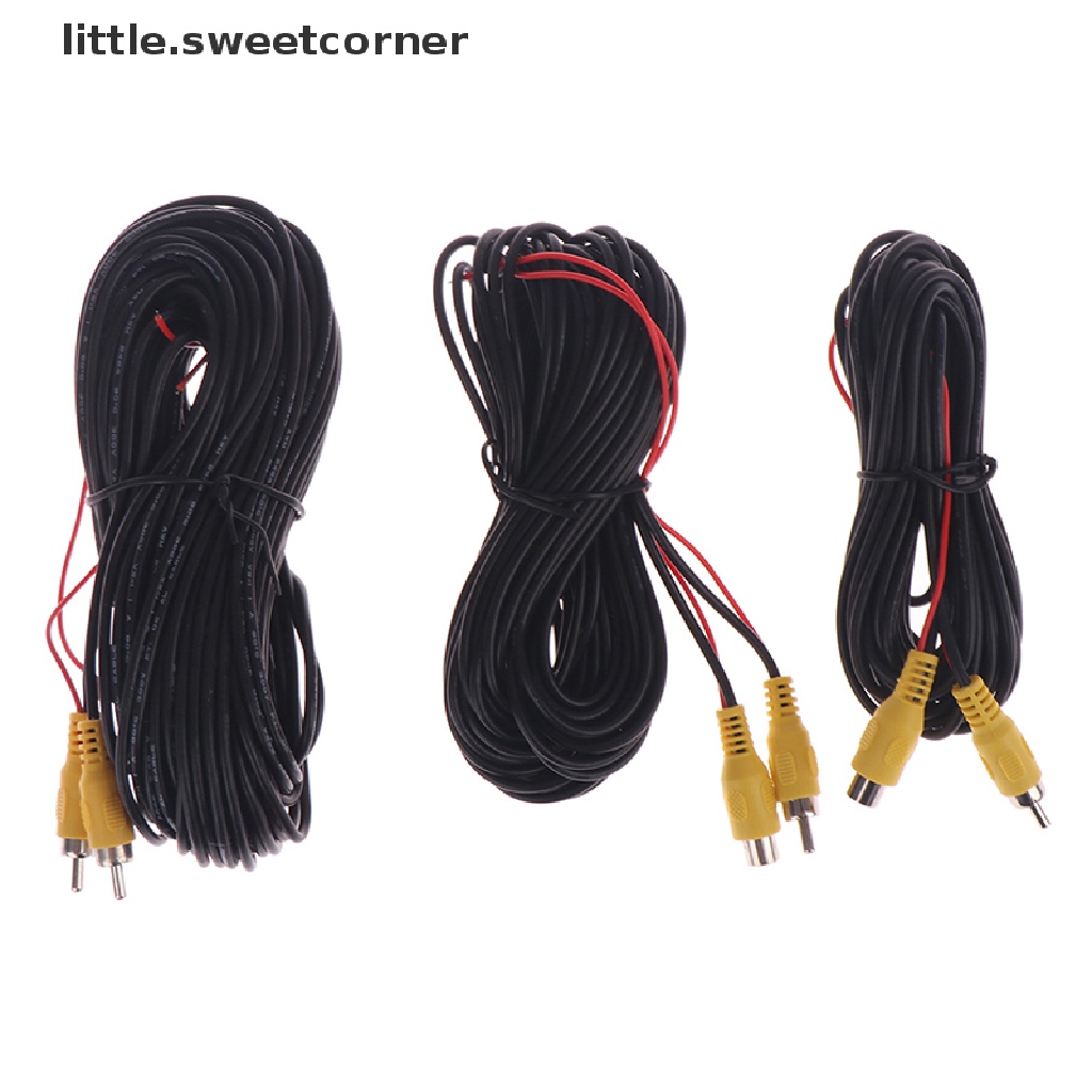 [little.sweetcorner] RCA Male Female Car Reverse Rear View Camera Video Extension Cable Cord 6-20M Boutique | BigBuy360 - bigbuy360.vn