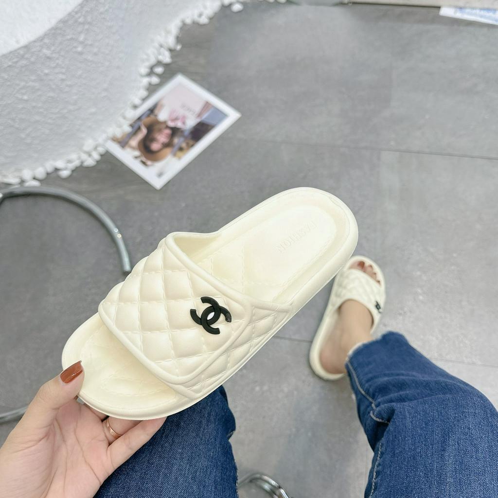 Ảnh thật mã SR14 dép nữ siêu nhẹ chống nước chữ x êm chân siêu xinh