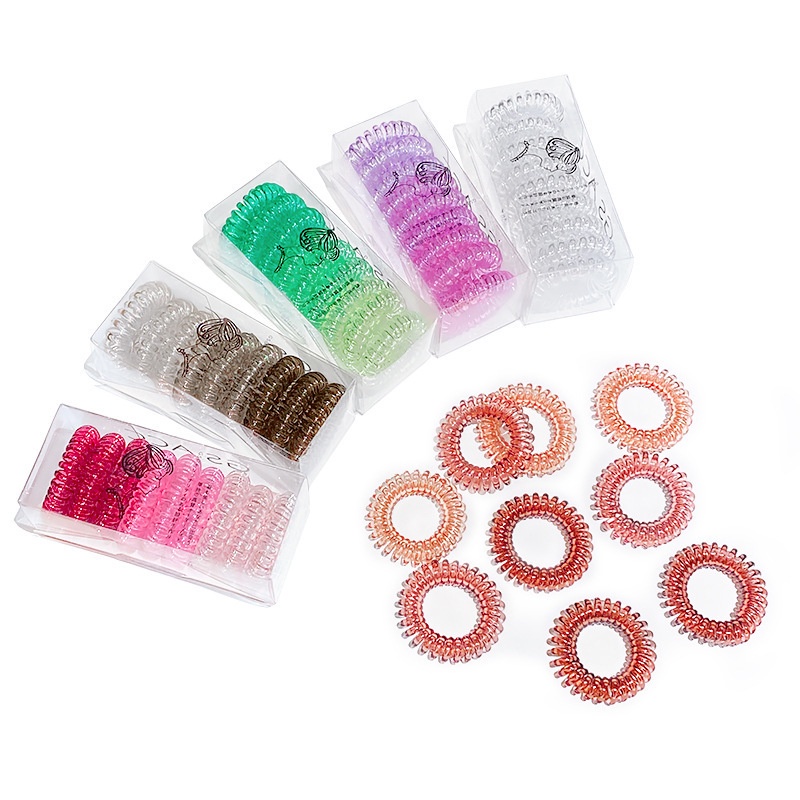 Set 9 Dây Buộc Tóc Nhựa