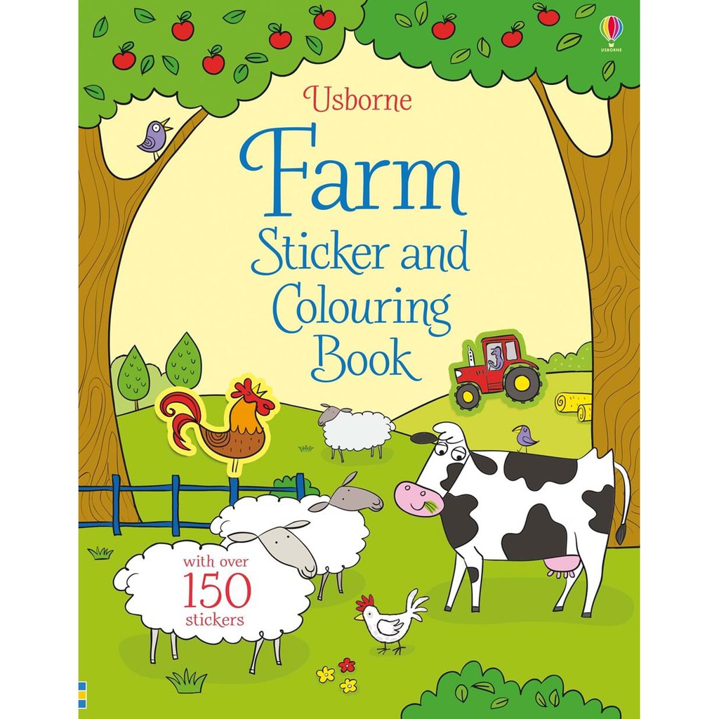 Sách dán sticker Usborne nhiều chủ đề cho bé học tiếng anh hiệu quả | WebRaoVat - webraovat.net.vn