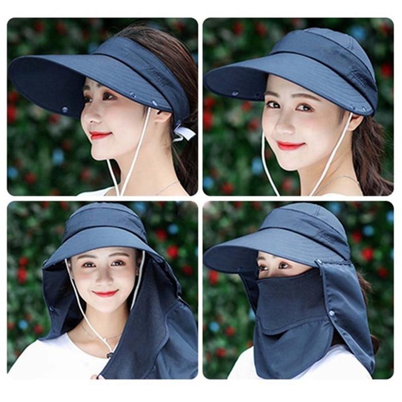 Mũ Rộng Vành Chống Tia UV 360 Độ° Mũ Lưỡi Trai Unisex Che Nắng Chống Tia UV