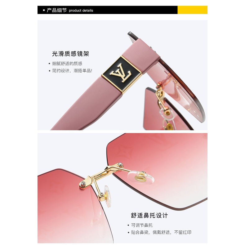 Kính Mát LV Gọng Chữ V Sang Trọng Cổ Điển Chống Tia UV400