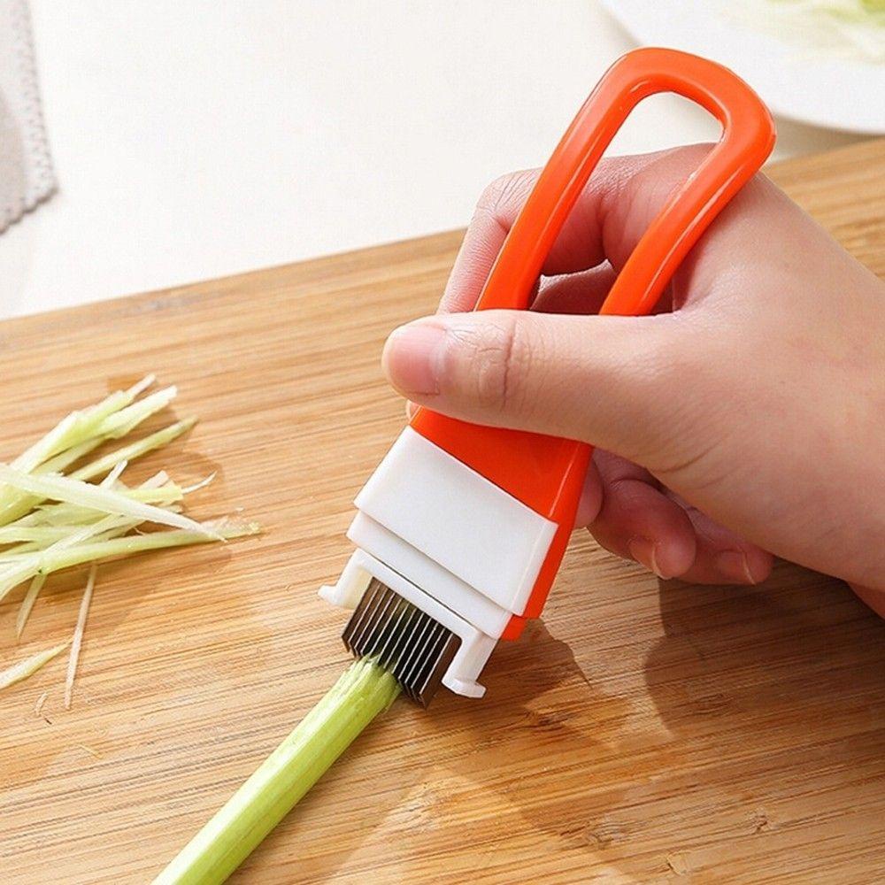 AUGUSTINA Dụng Cụ Cắt Hành / Rau Củ Quả Có Tay Cầm Tiện Lợi Cho Nhà Bếp