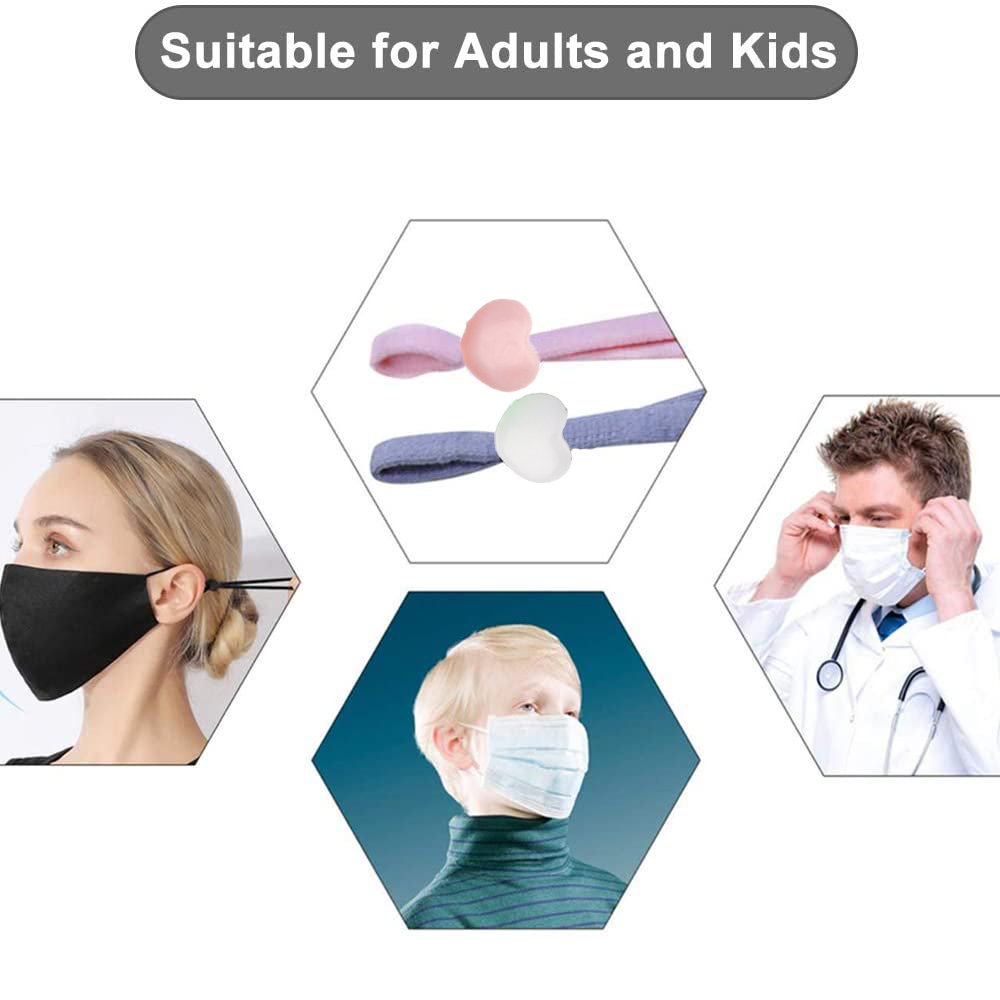 Nút Chặn Dây Cáp Bằng Silicon Hình Trái Tim Nhiều Màu Sắc | BigBuy360 - bigbuy360.vn