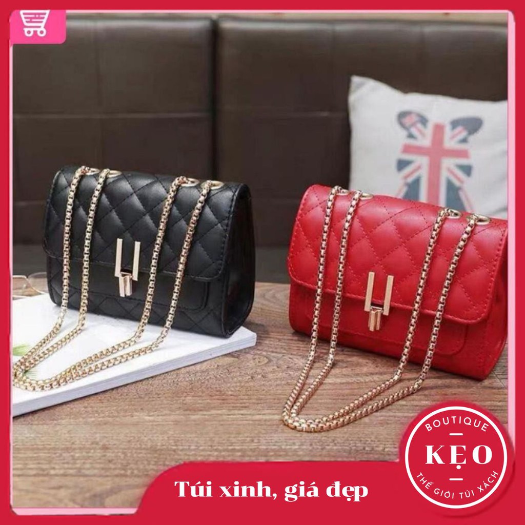 Túi Xách Nữ, Túi Đeo Chéo Nữ Khóa Chữ Y Siêu Duyên Dáng - Kẹo Boutique