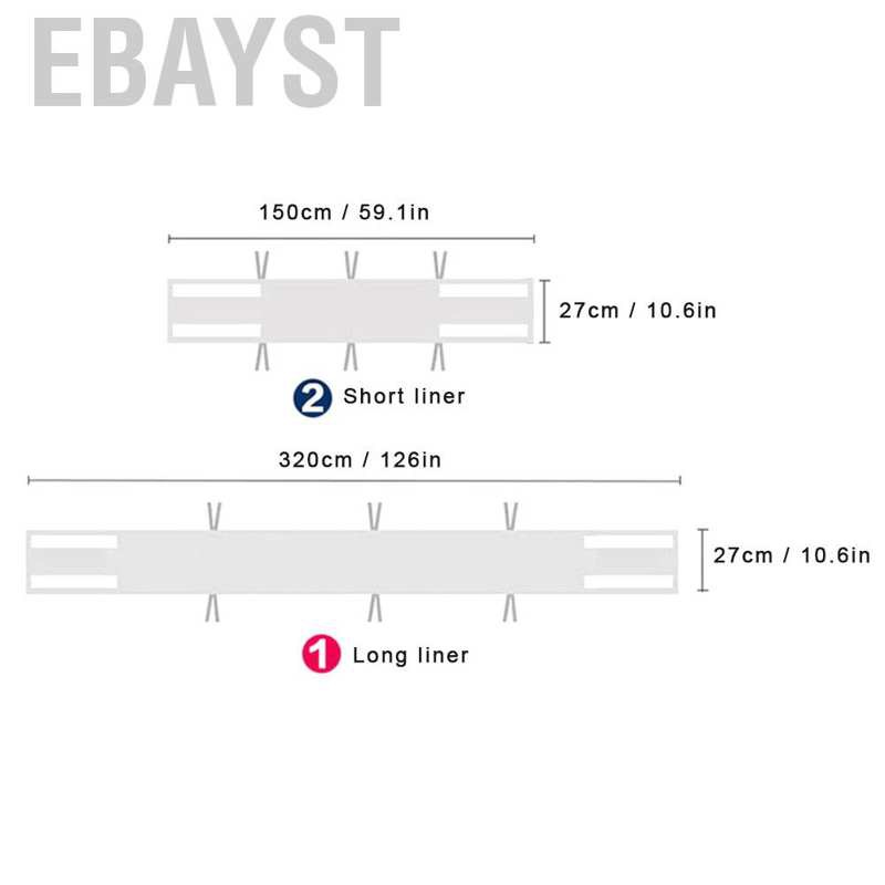 Set 2 tấm lưới mini thoáng khí chống bẩn song chắn cũi em bé x 27cm