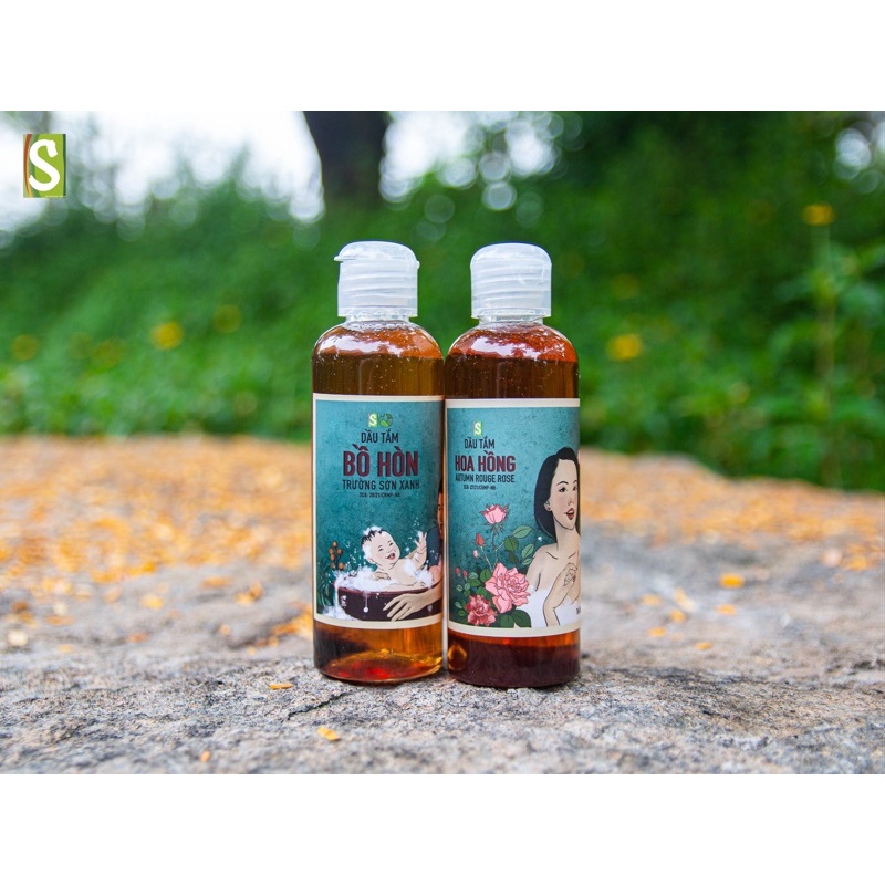 COMBO Dầu tắm: BỒ HÒN, HOA HỒNG 100ml