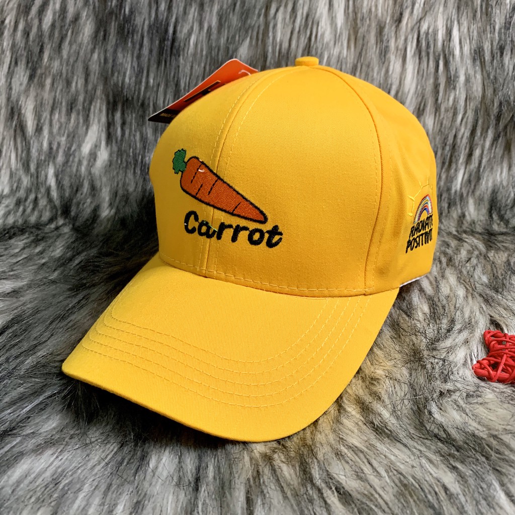 Nón Kết/ Mũ Lưới Trai Vải KAKI Thêu Carrot Hot Trend S036