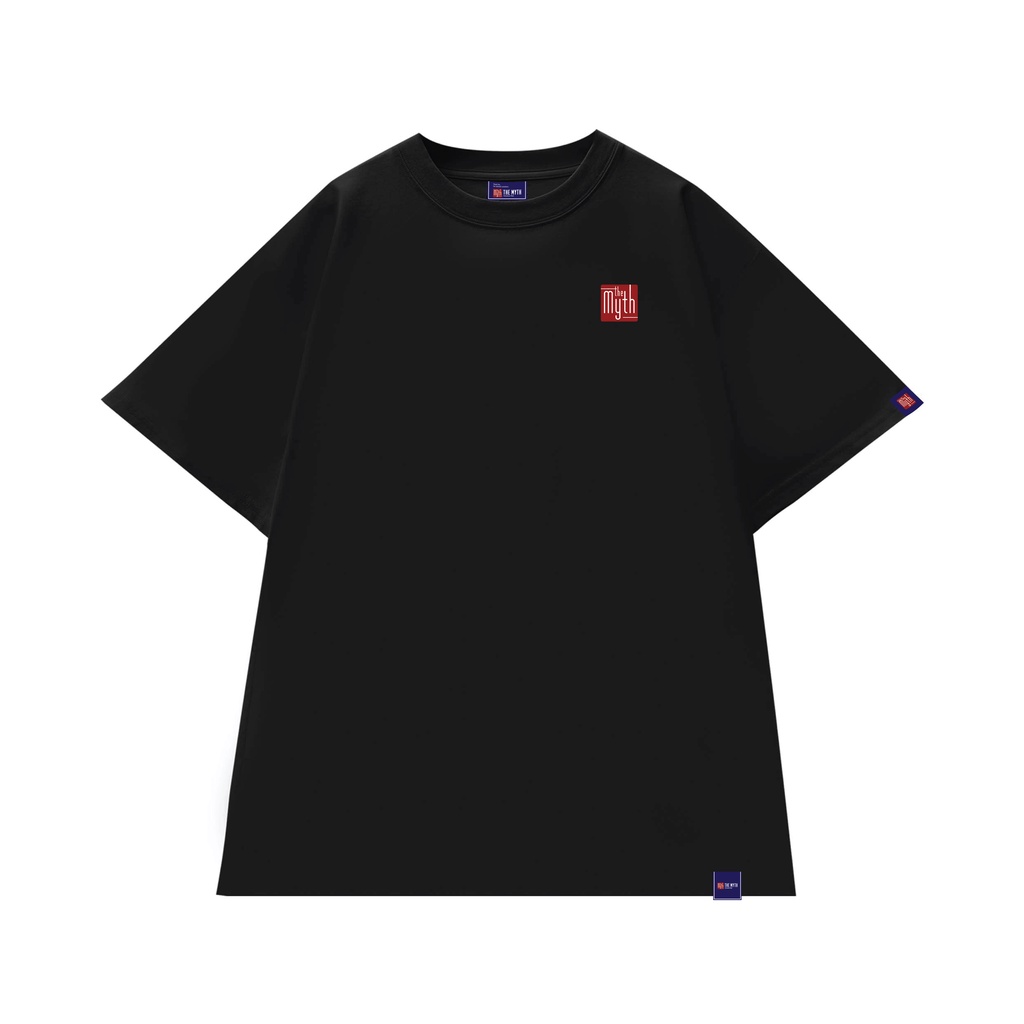 Áo Thun Tay Lỡ Trắng Đen Tshirt Unisex, The Myth Signature Basic Tee
