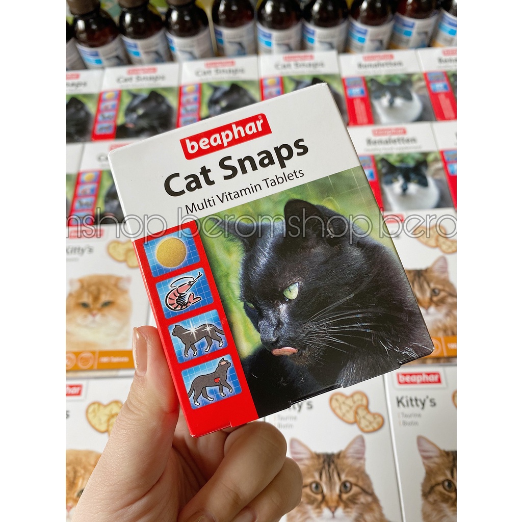 VITAMIN CHO MÈO BEAPHAR CAT SNAP VỊ TÔM 75 VIÊN NHẬP NGA GIÁ CỰC RẺ
