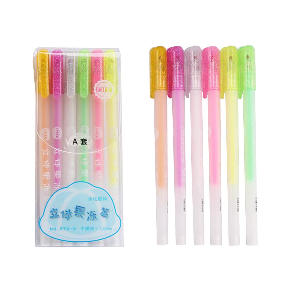 Set 12 Bút Mực Gel 3D Chống Nước Tiện Dụng Chất Lượng Cao