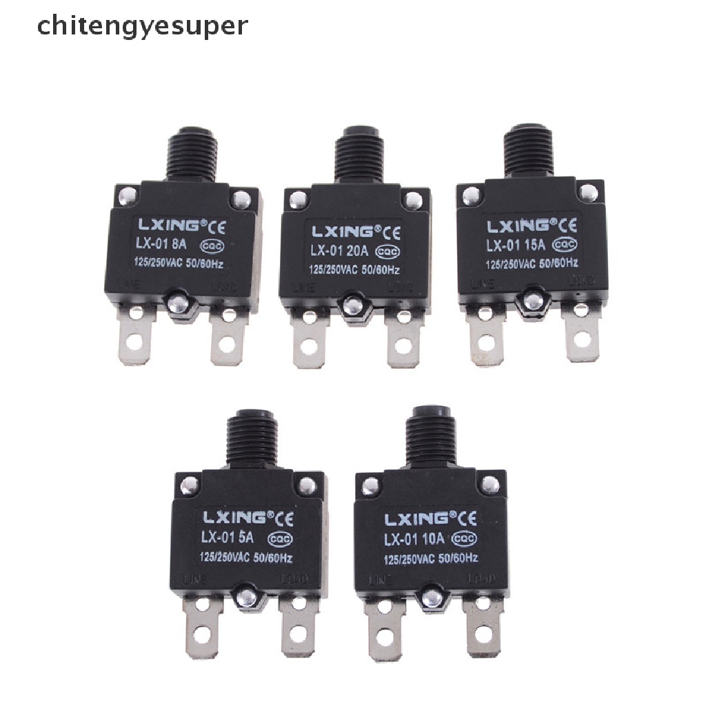 Chitengyesuper 1pc thermal switch circuit breaker overload protector overload switch  CGS