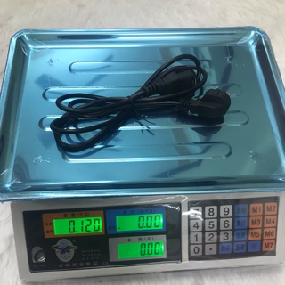 CÂN ĐIỆN TỬ LOẠI 30KG CÓ TÍCH ĐIỆN VÀ TÍNH TIỀN LUÔN.