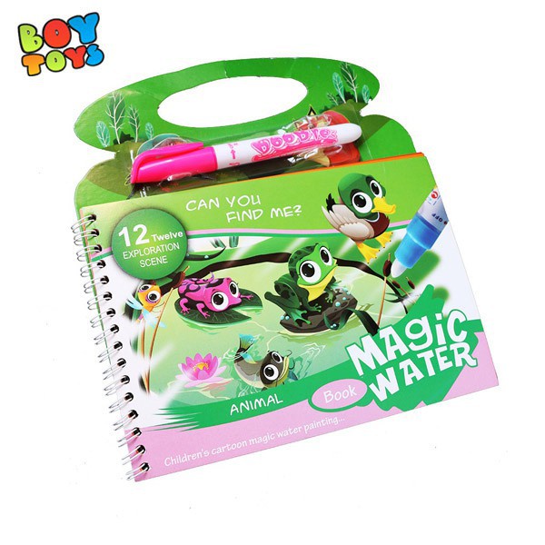 Bộ đồ chơi album tô màu ma thuật tự xóa nhiều chủ đề cho bé thỏa sức vui chơi