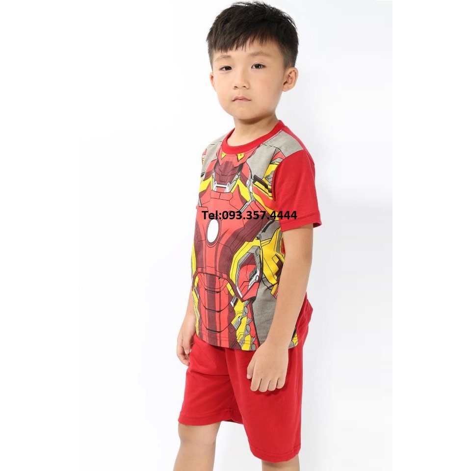 Bộ thun người sắt IRON MAN cho bé