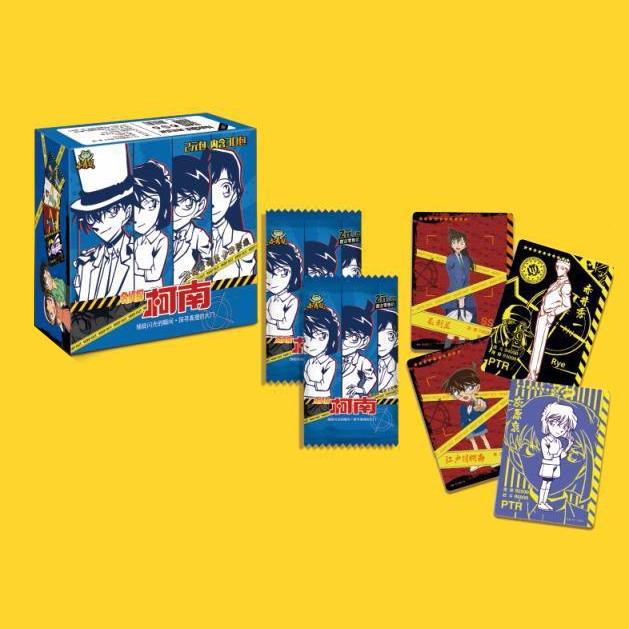 (FULL BOX M25) Hộp ảnh thẻ CONAN THÁM TỬ LỪNG DAN anime chibi card nhân phẩm gacha