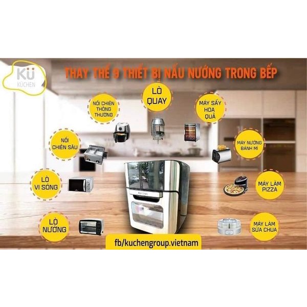 Nồi chiên không dầu Kuchen KU 1128-12lit