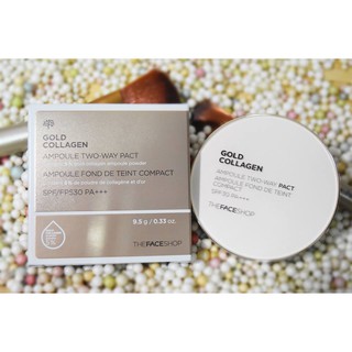 Phấn nén siêu mịn gollagen collagen ampoule twoway pact