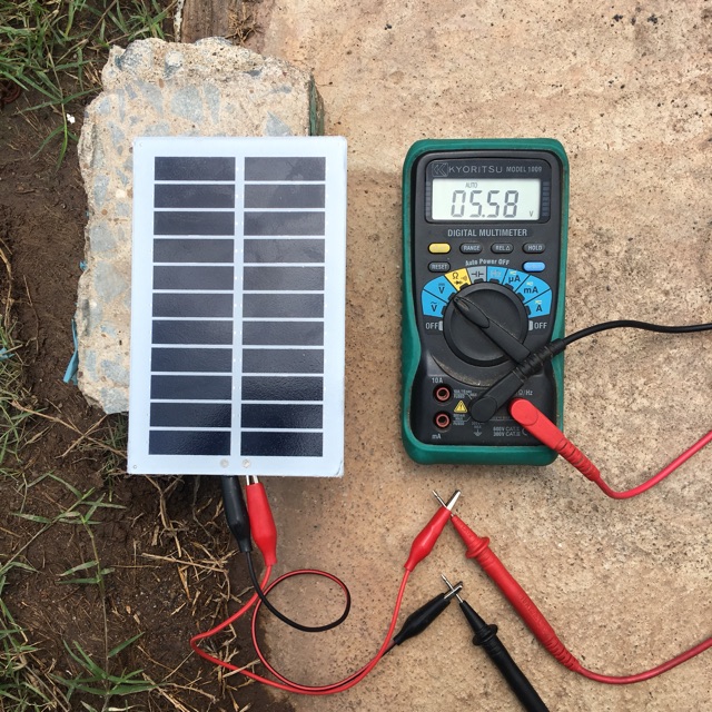 Tấm pin năng lượng mặt trời 5V 2W solar panel mini dùng thay thế cho đèn Led