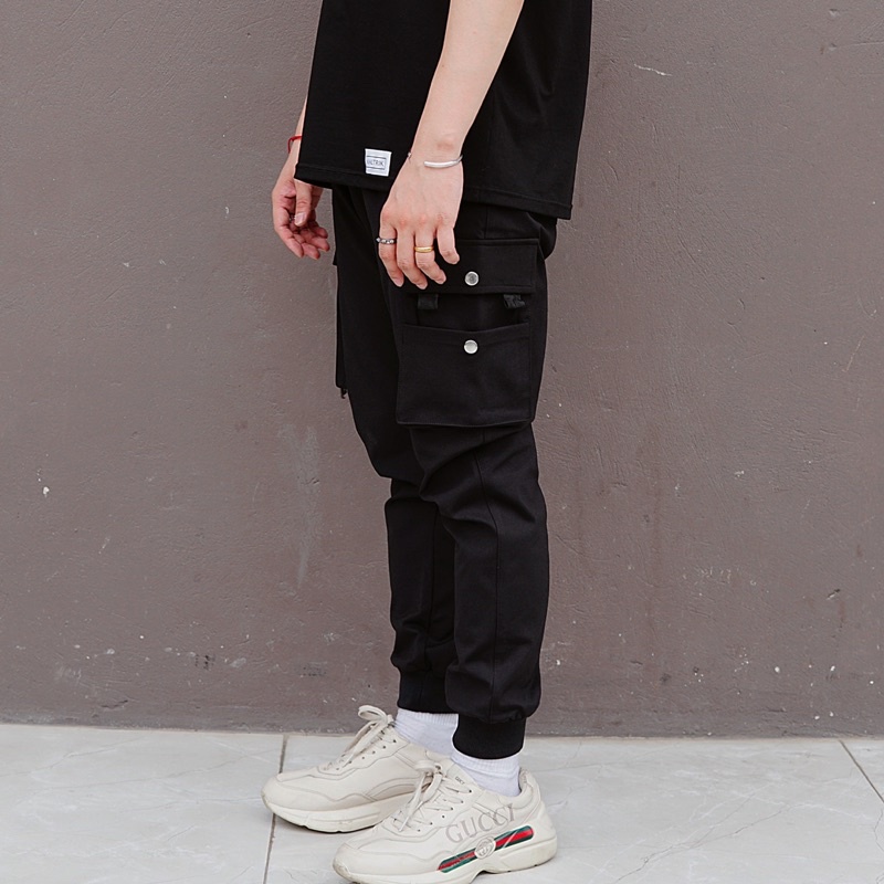 [bigsize &lt; 130kg] Quần jogger nam kaki túi hộp BIGSIZE thiết kế lưng thun bo gấu đẹp có size cho người béo mập