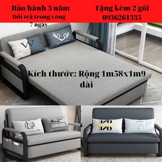Giường Thông Minh  Gấp Gọn Thành Ghế Sofa Tiện ích Tiết Kiệm Không Gian- Kích Thước 1m5x1m9