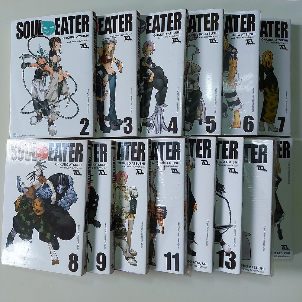 Truyện Soul Eater Trọn Bộ 2-15 thiếu tập 1 (Có Bán Lẻ)