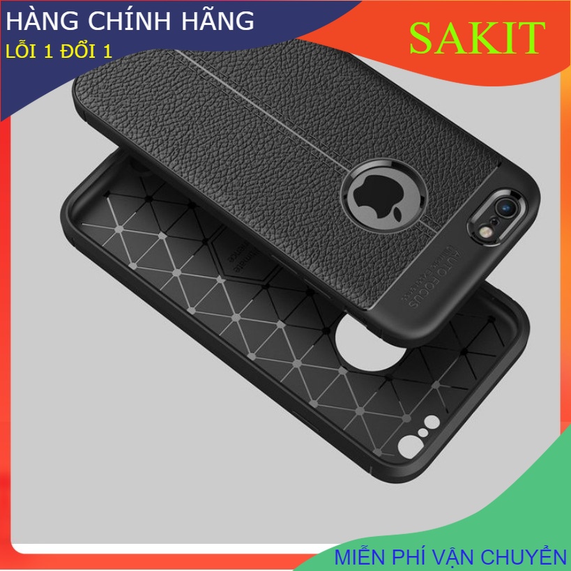 ỐP LƯNG VÂN DA CAO CẤP AUTO FOCUS IPHONE 6 - IPHONE 6s