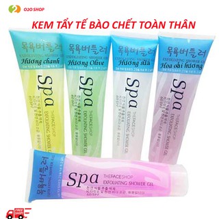 GEL TẨY TẾ BÀO CHẾT SPA O2O Shop Dùng cho cả mặt Và Body