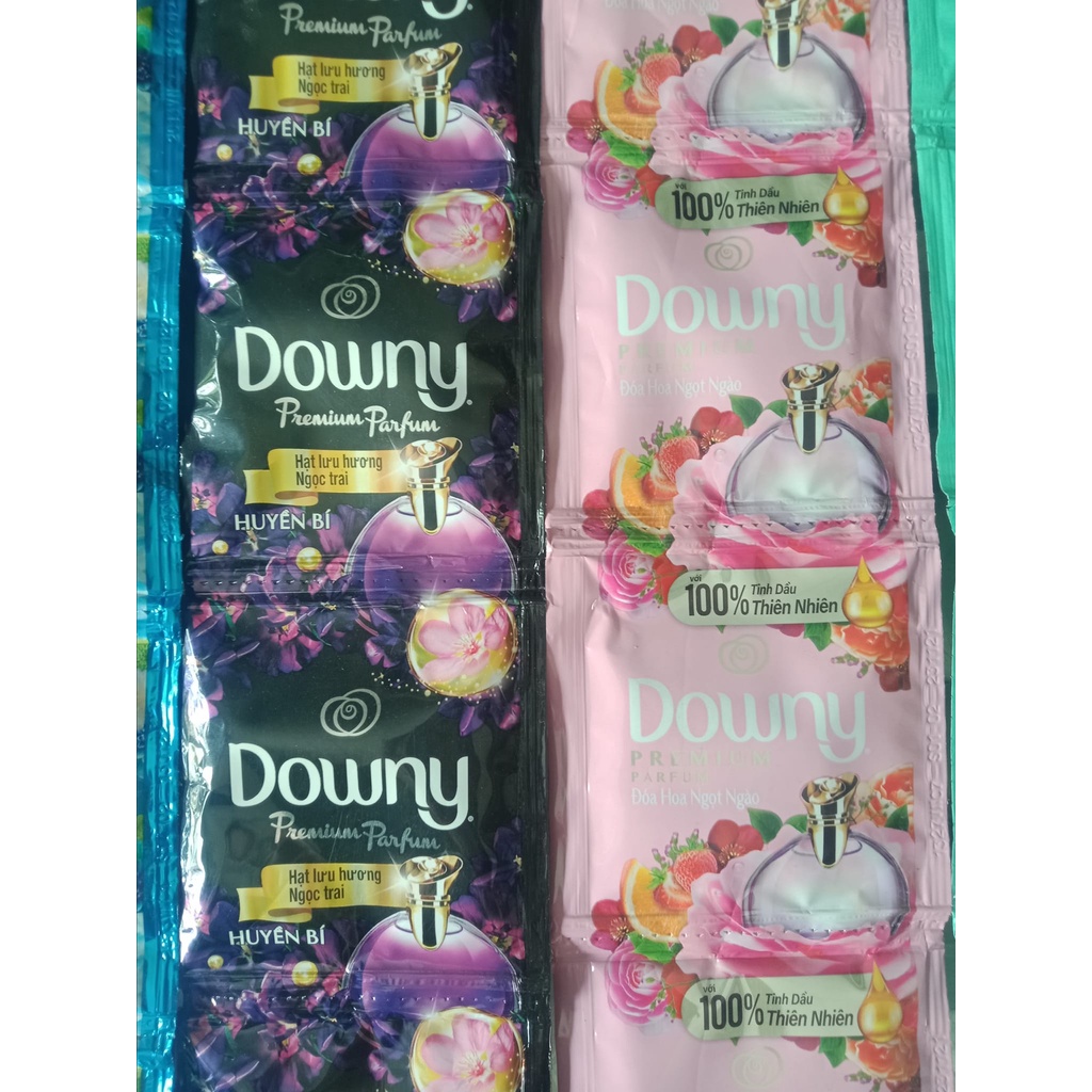 Dây 10 gói nước xả quần áo DOWNNY hàng chuẩn công ty