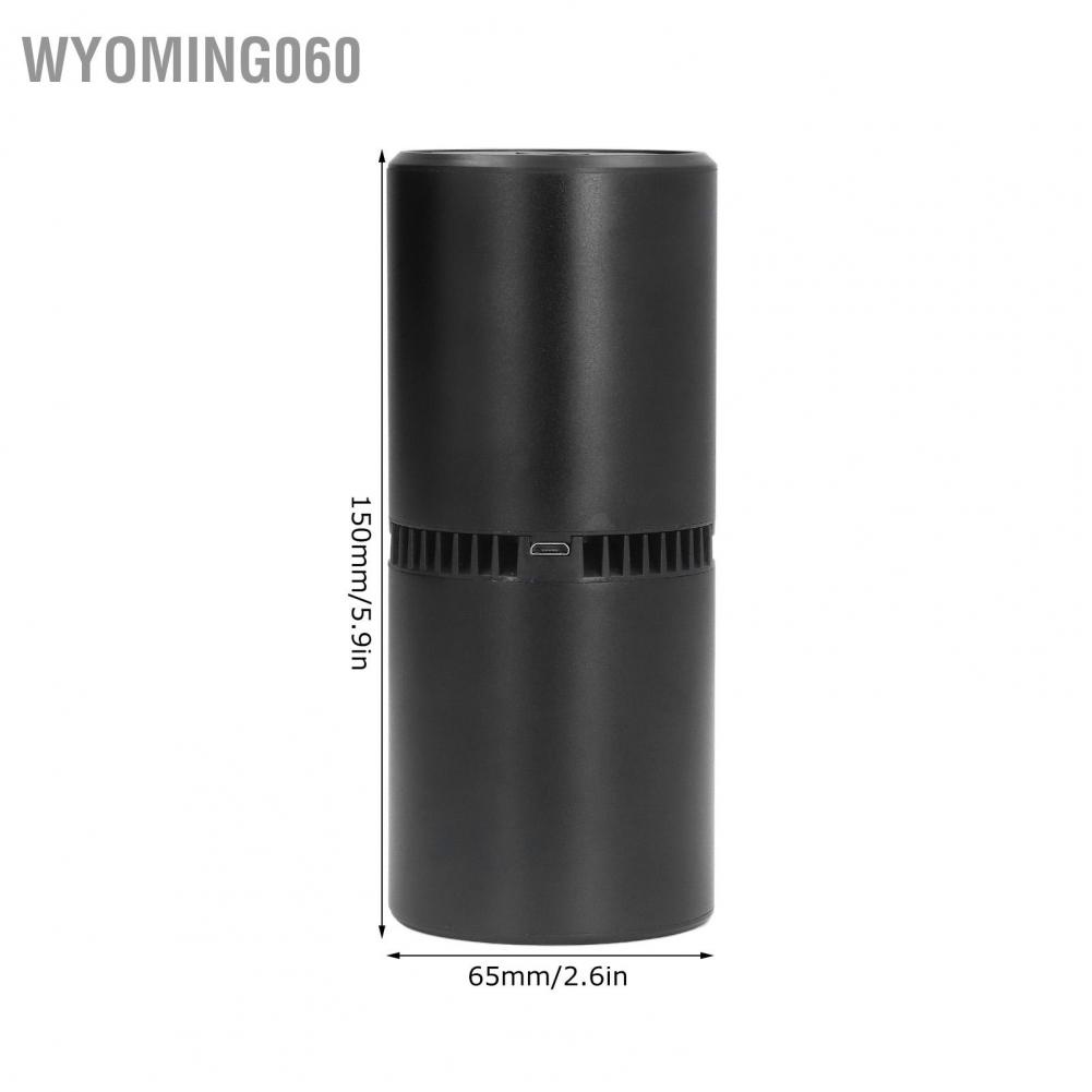 Wyoming060 Car Purifier Multi Purpose Dual USB Interface Small Portable Household Negative Ion for Home Office
