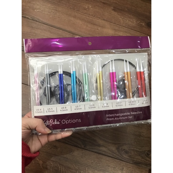 Set kim đan Knitpick kim loại