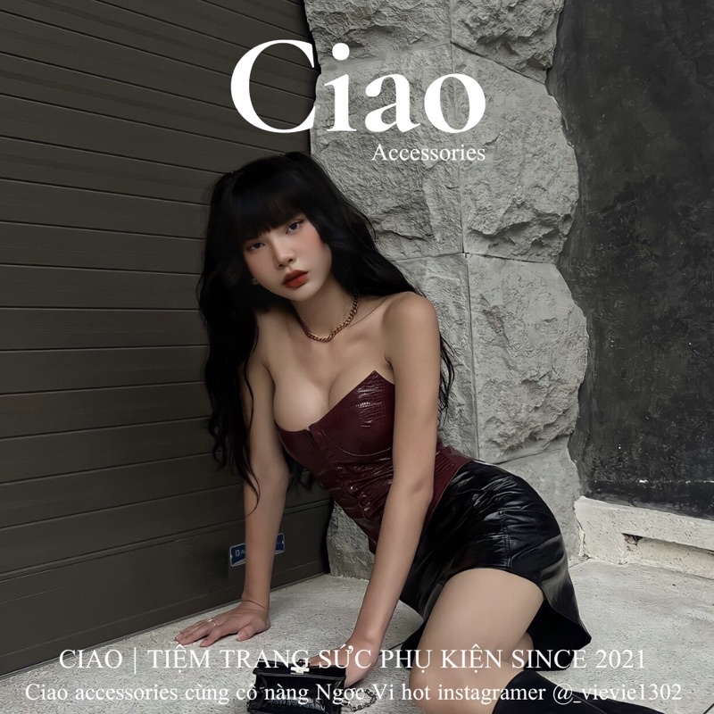 [HOẢ TỐC 1H] Dây chuyền/ Vòng cổ titan không gỉ thiết kế bản xích phong cách trendy Alexander Ciao