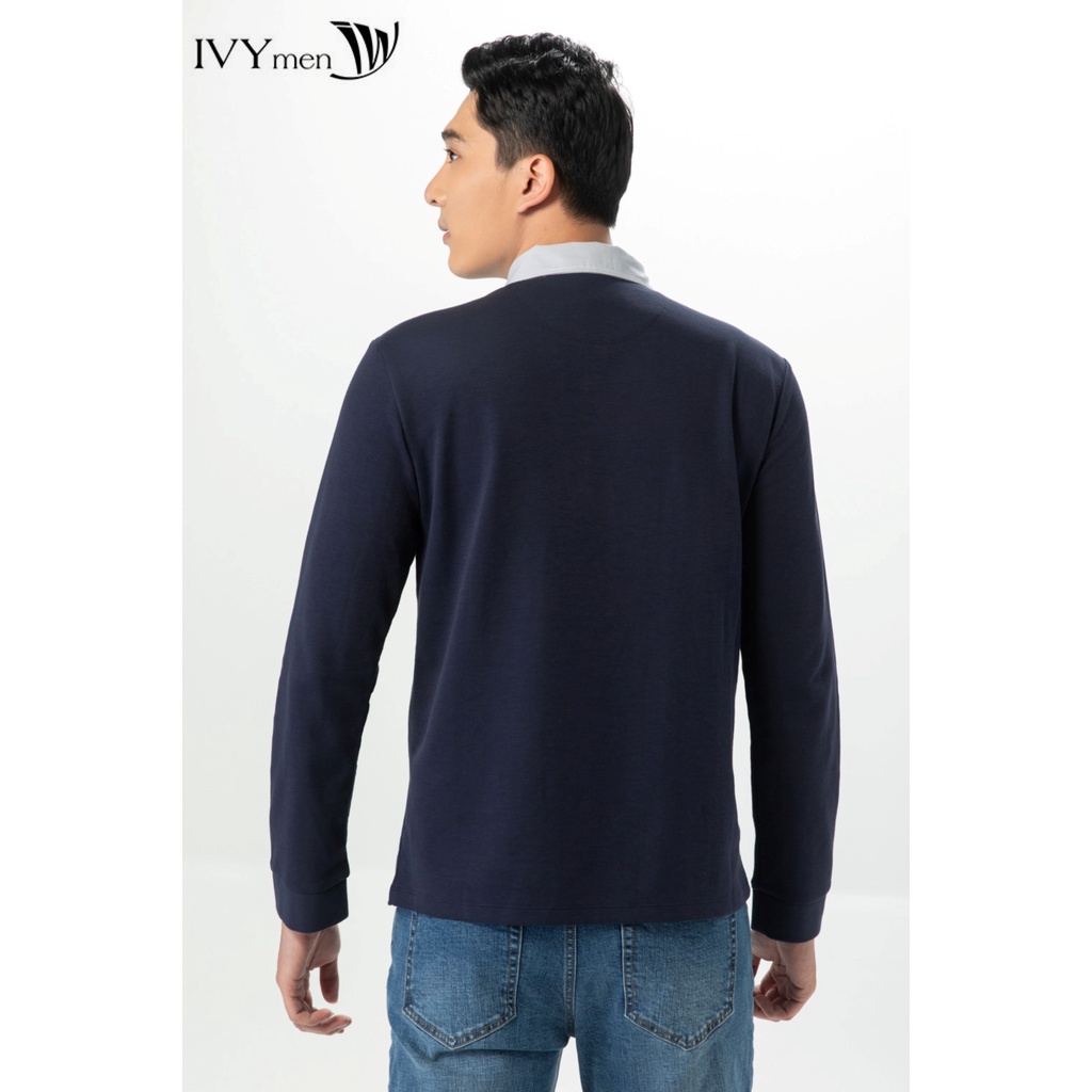 Áo thun nam phối cổ đức IVY moda MS 58E3079