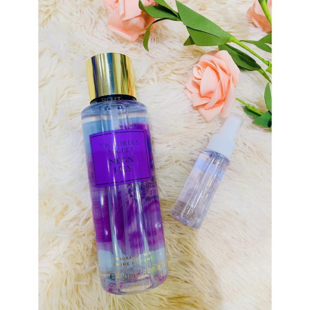 33ml  Xịt Thơm Toàn Thân Mùi Hoa Lily Gừng Quyến Rũ Victoria's Secret Neon Lily - Body Mist STORE