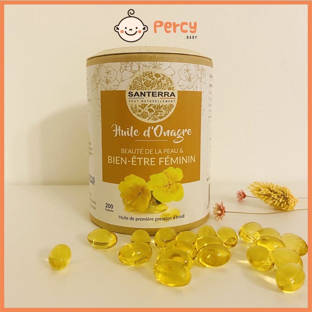 Viên Uống Tinh Dầu Hoa Anh Thảo Santerra Huile Onagre 200 viên