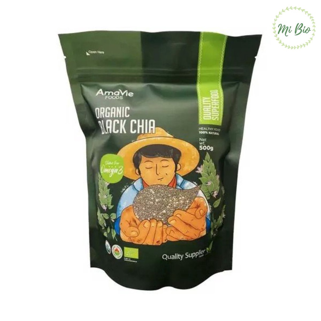 Hạt chia hữu cơ 500gr - AmaVie Foods