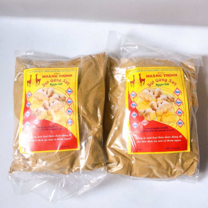 Bột gừng nguyên chất gói 500g - 1kg