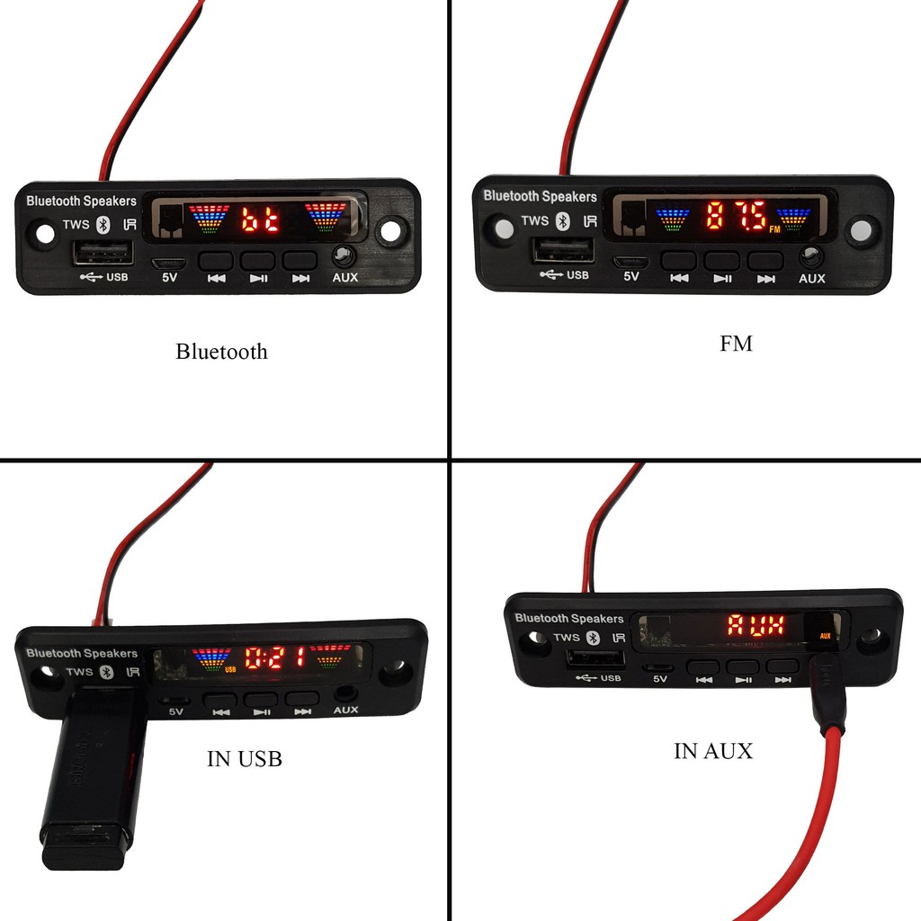 Mạch giải mã âm thanh Bluetooth FM 5.0 AVN-757