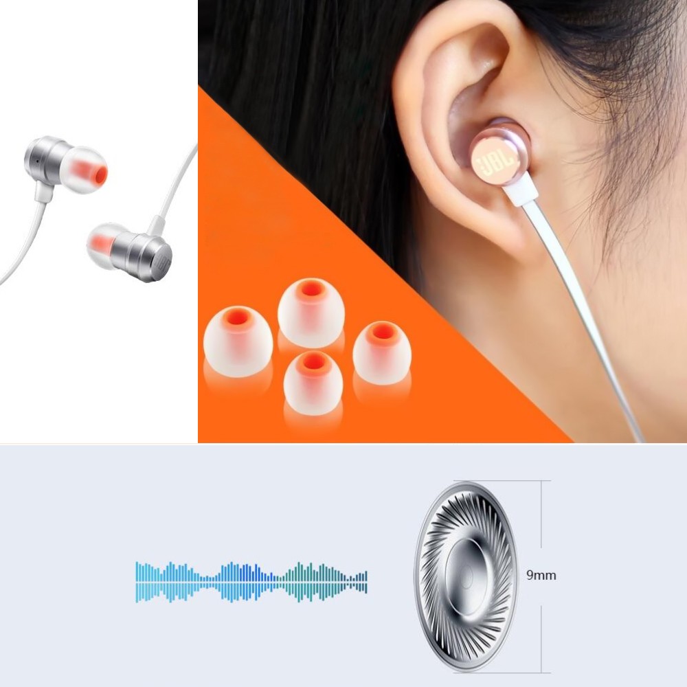 Tai Nghe Nhét Tai Jbl T290 Jack 3.5mm Có Nút Điều Khiển Âm Lượng