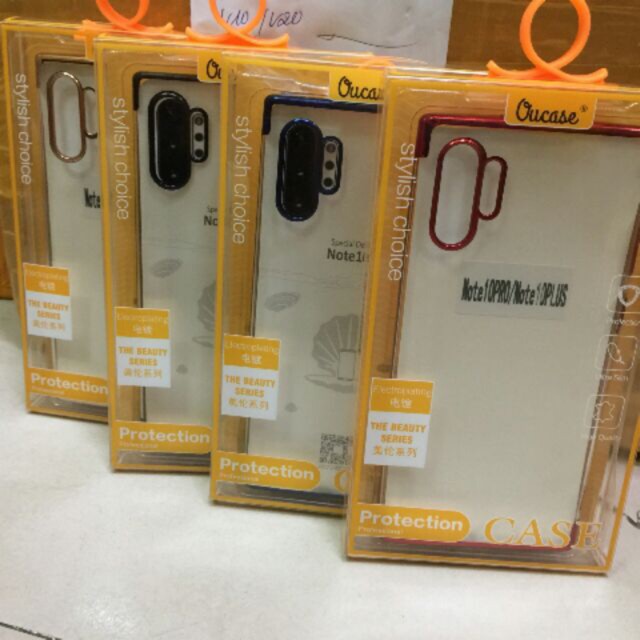 Ốp lưng Samsung Galaxy Note 10 pro / Note 10 plus xi màu 2 đầu