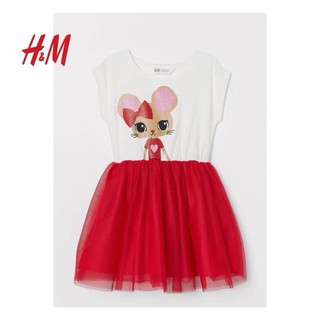 Đầm h&m chuột đỏ