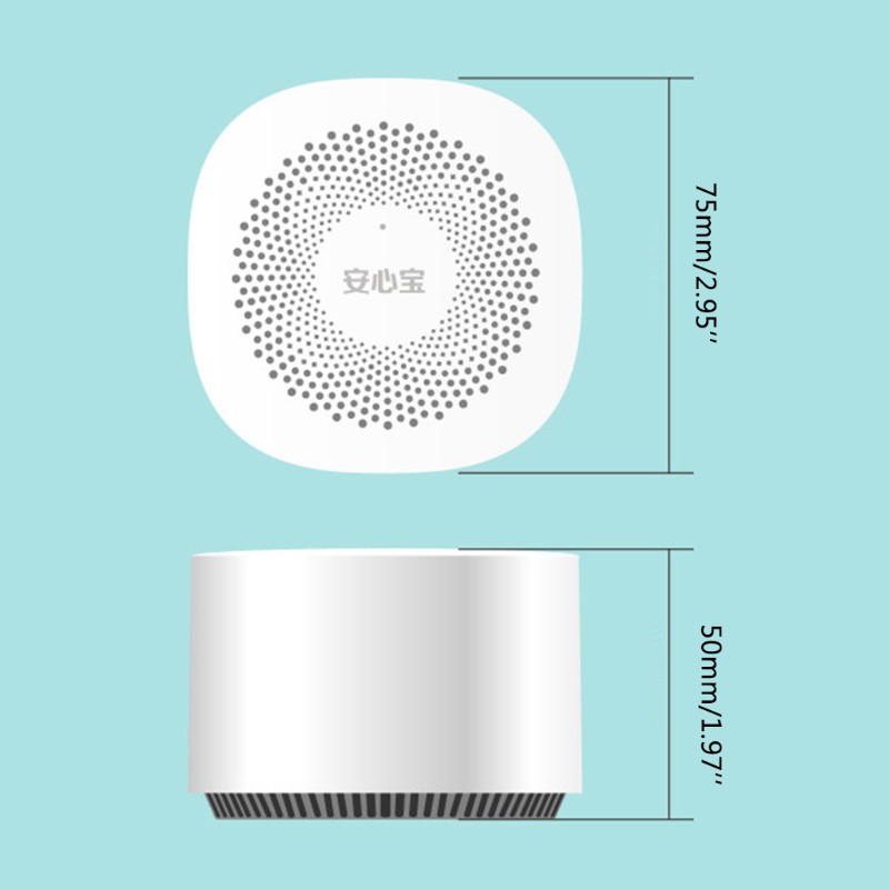 Máy kiểm tra chất lượng không khí nhạy cảm với Formaldehyde TVOC Carbon Dioxide CO2 hỗ trợ điện thoại màn hình APP