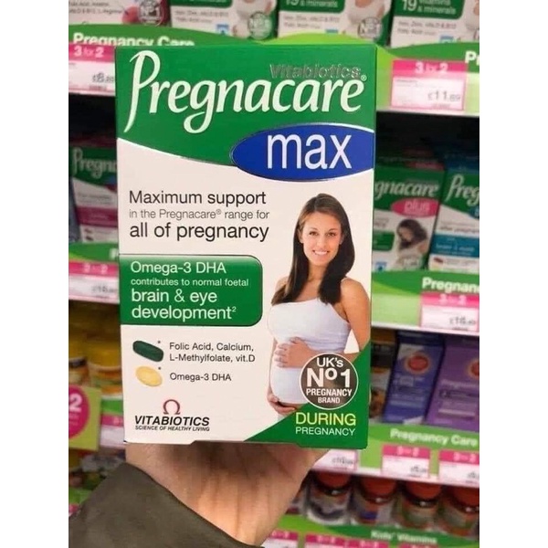 Vitamin Bầu Pregnacare Max 84v Anh Quốc Uk