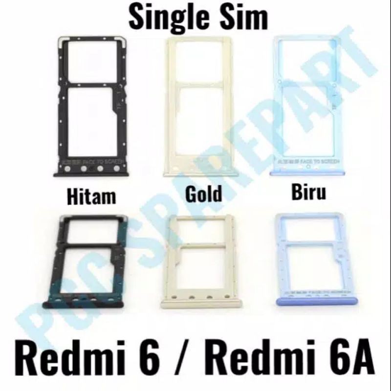 Khay Đựng Sim / Ổ Khóa / Thẻ Sim Tiện Dụng Cho Xiaomi Redmi 6a